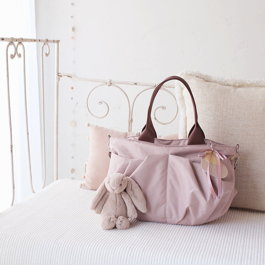 マタニティバック きれいめ ピンク | マザーズバッグのルカルカ