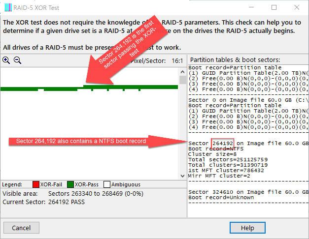 Example 3 - RAID-5 with 4 drives on a Dynamic Disk set