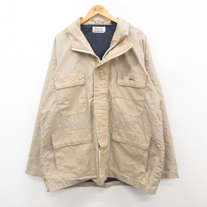 古着通販 XL☆古着 ラコステ LACOSTE IZOD 長袖 ブランド ナイロン
