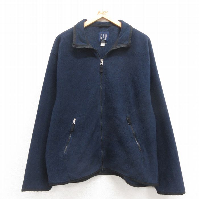 古着通販 L☆古着 ギャップ GAP 長袖 フリース ジャケット メンズ 00