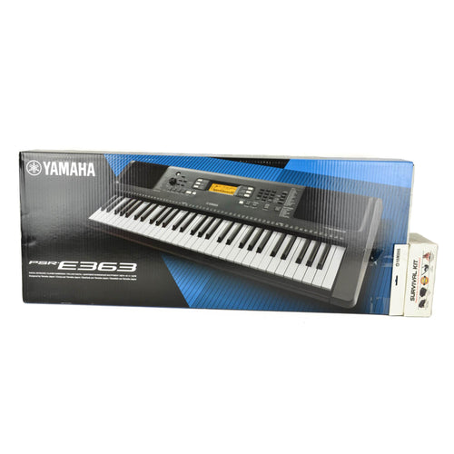 Yamaha PSR-E363 61-Key Entry-Level Portable Keyboard With B2 Survival