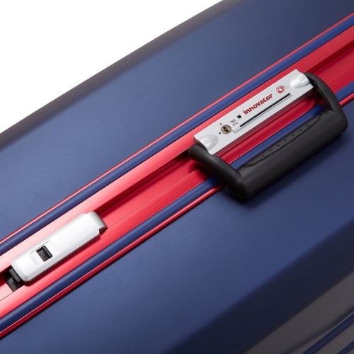 10泊以上]イノベーター 90L マットネイビー×レッド 4輪 innovator