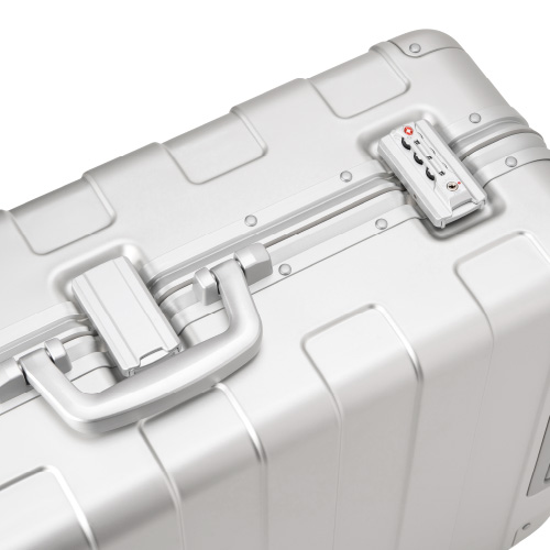 3-5泊] 無印 アルミハードキャリーケース 60L アルミニウム 4輪 MUJI