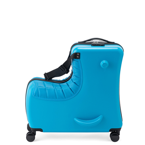 3-5泊] キッズトラベルキャリー クッションプラス 65L ブルー 4輪