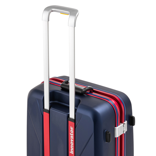 3-5泊]イノベーター 60L フレームタイプ マットネイビー×レッド 4輪
