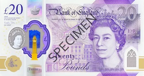 2020年2月20日に新£20紙幣が発行されました - 留学@UK