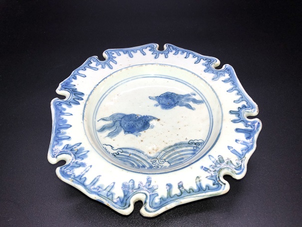 景徳鎮 製『古染付 皿』 ｜骨董品買取 緑和堂