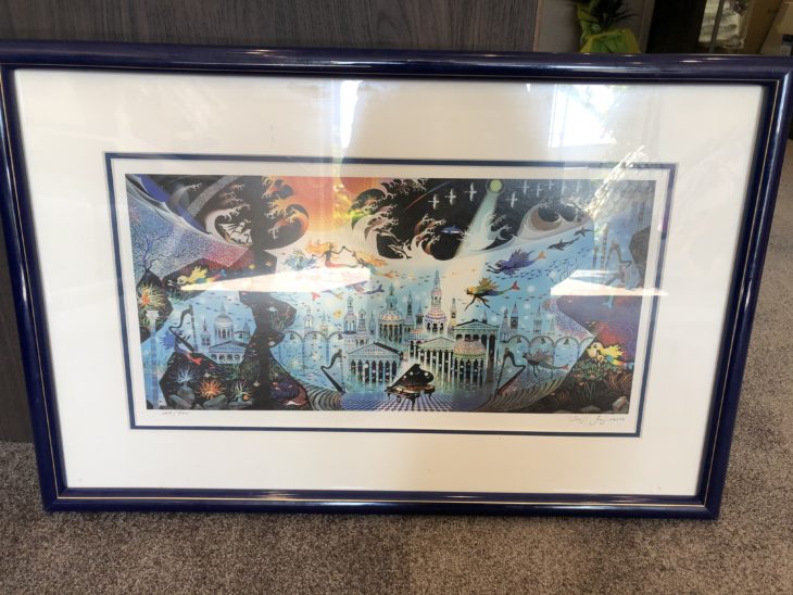 藤城 清治 作 リトグラフ作品『光る海』 買取価格相場｜骨董品買取 緑和堂