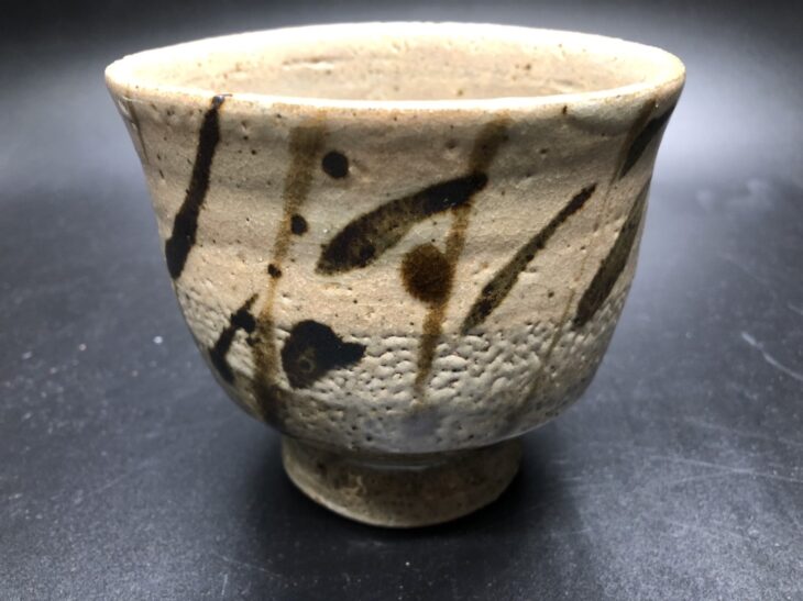 濱田 庄司 作『鐡絵 茶盌』 ｜骨董品買取 緑和堂