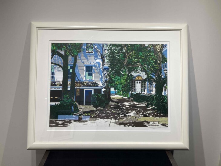 鈴木英人 作『Provincetown Houses リトグラフ』 ｜骨董品買取 緑和堂