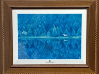 ロイヤルコペンハーゲン製 陶板画 東山 魁夷原型「緑響く」をお譲り