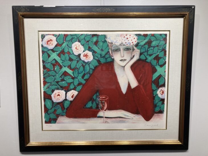 ジャン=ピエール・カシニョール 『ワイングラス』 ｜骨董品買取 緑和堂