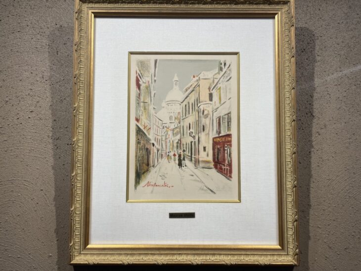 モーリス・ユトリロ 作 『モンマルトル・ベキュ リトグラフ』をお譲り