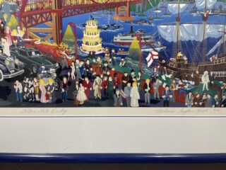 メラニー・テイラー・ケント 作『Golden Gate Bridge』シルク