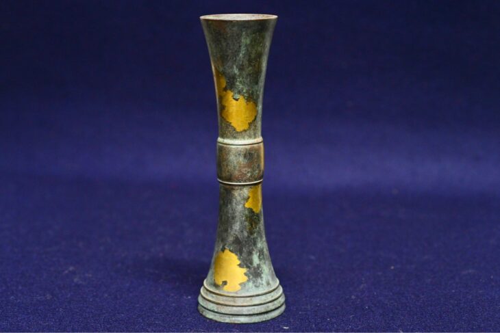 秦蔵六 作 『立鼓式花器』 ｜骨董品買取 緑和堂