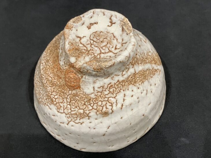 吉田 萩苑『萩焼 茶碗』 ｜骨董品買取 緑和堂