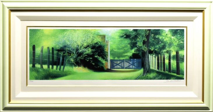 ミッシェル・バテュ 作『夏の扉』 ｜骨董品買取 緑和堂