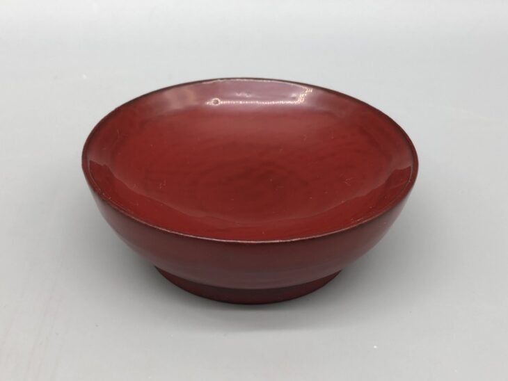 角偉三郎 作『朱塗 盃』 ｜骨董品買取 緑和堂