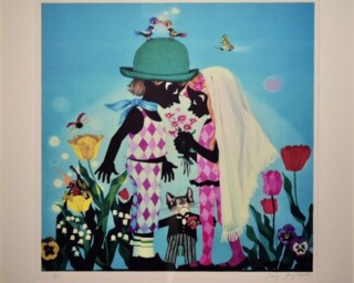 藤城清治 作 『光る森 リトグラフ』 買取価格相場｜骨董品買取 緑和堂