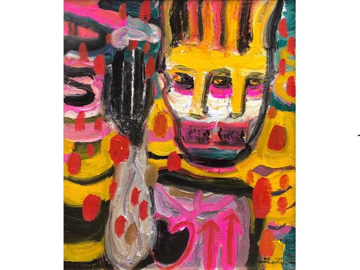 田中拓馬 作『Are you happy?』 ｜骨董品買取 緑和堂