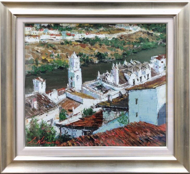 中西繁『メルトーラにて』 買取価格相場｜骨董品買取 緑和堂