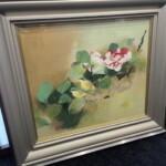 堅山南風 作『椿めじろ』 ｜骨董品買取 緑和堂