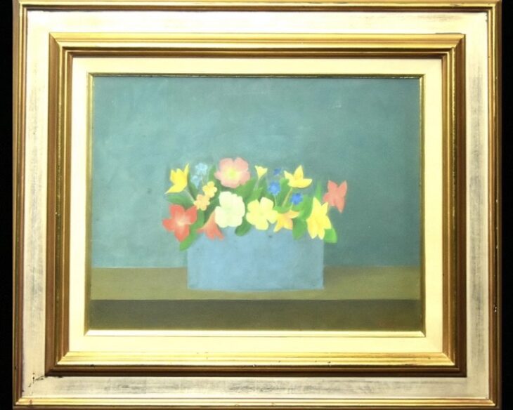 小杉小二郎『モンホーの野の花』 ｜骨董品買取 緑和堂