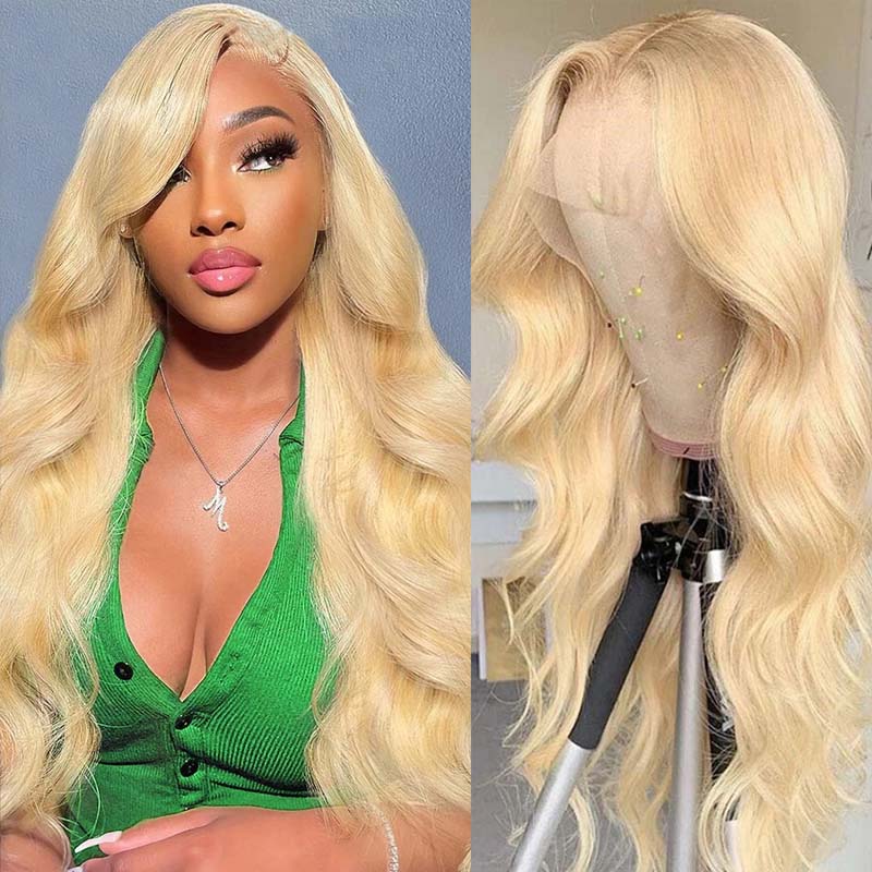 TASHA - Blonde #613 Body Wave 4x4 5x5 6x6 7x7 Closure Wig 13x4