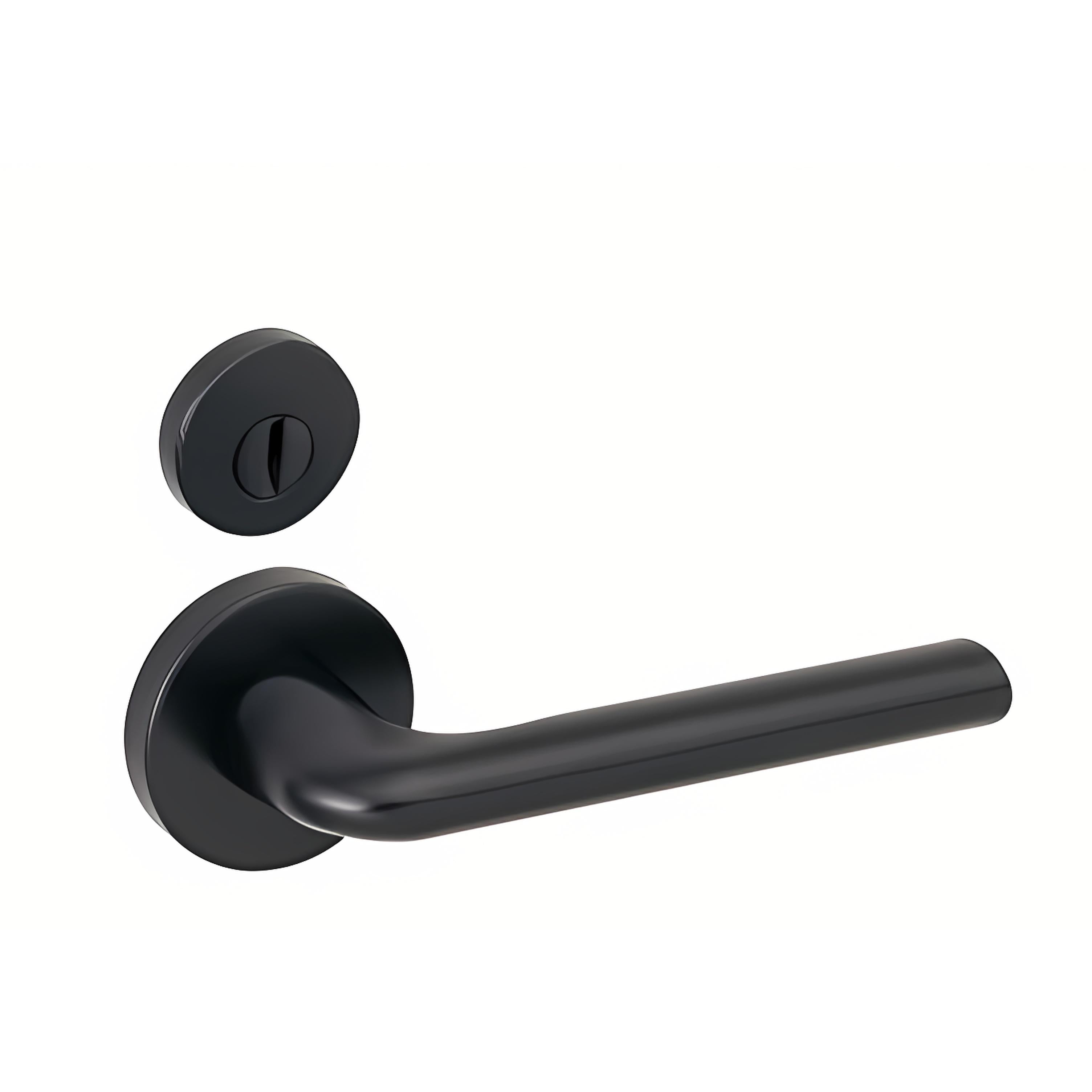 レバーハンドルセット 抗ウイルス仕様 BA型 （ブラック） ブラック塗装