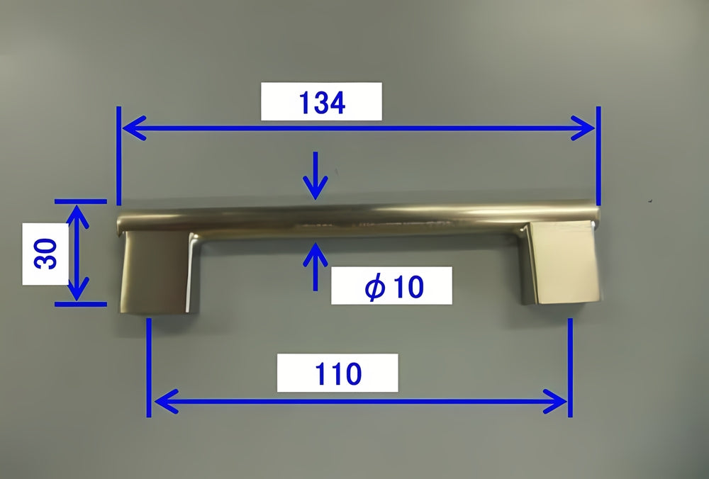 収納取手 ウイルス加工 R型（シルバー）,玄関収納,取手（玄関収納