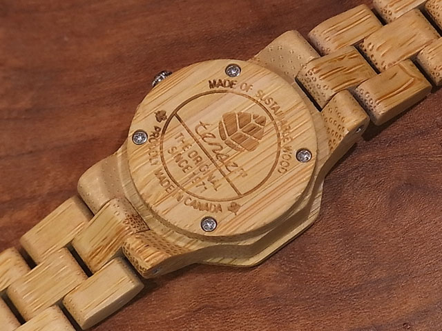 竹で作られた超軽量のテンス腕時計woodwatch.jp