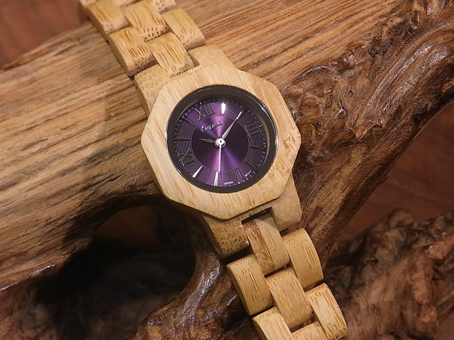 竹で作られた超軽量のテンス腕時計woodwatch.jp