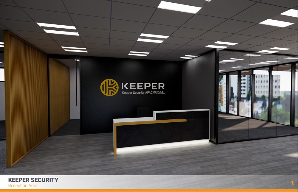 企業カラーをダイナミックに使った、外資系企業のオフィスデザイン事例