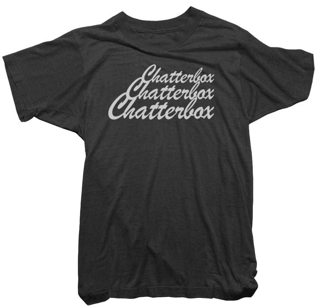 Ramones T-Shirt. Johnny Ramone wearing a Chatterbox Tee - Worn Free