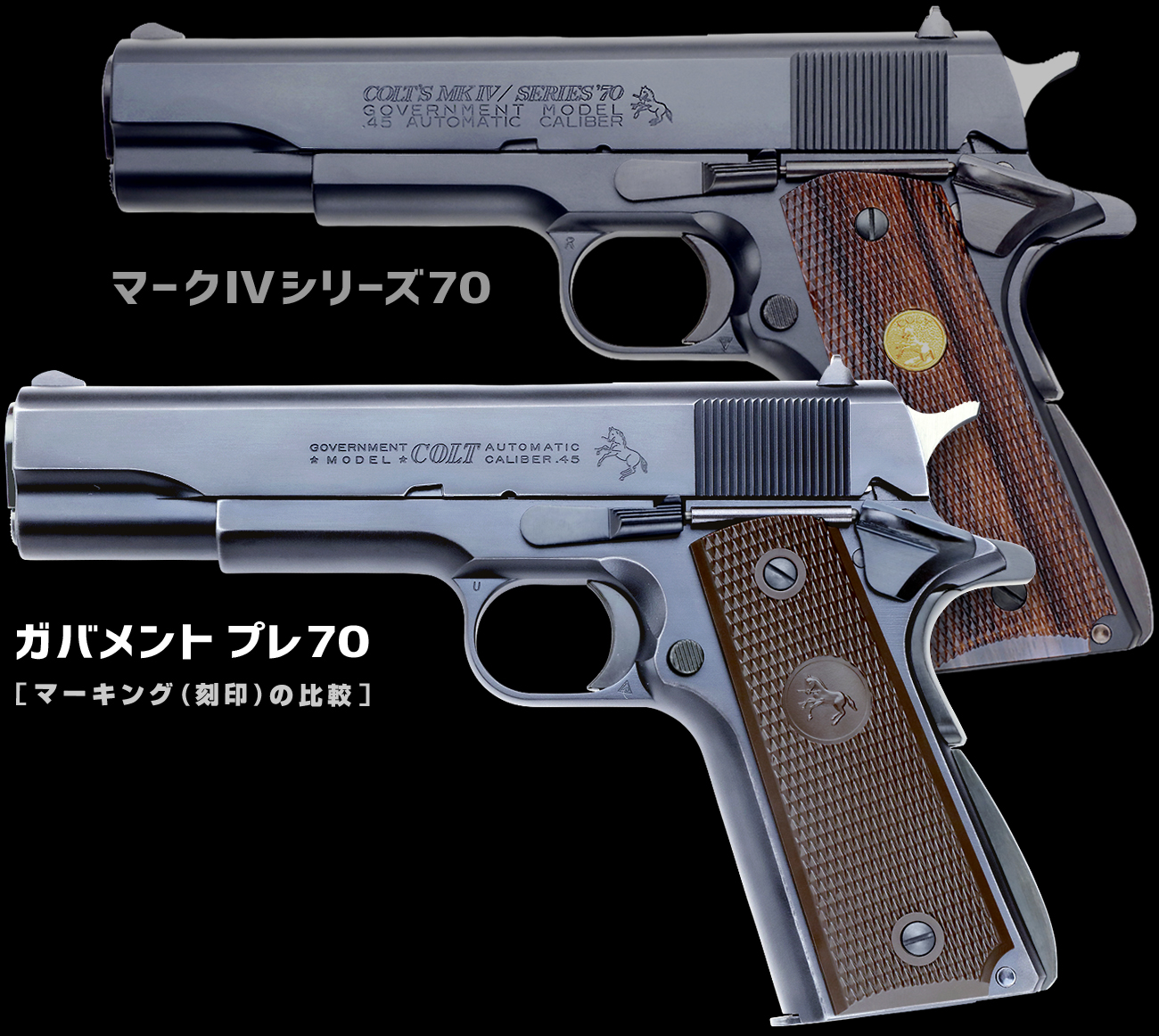 完売】WA【コルト】ガバメント プレ70 リアルスチールver. 【WESTERN