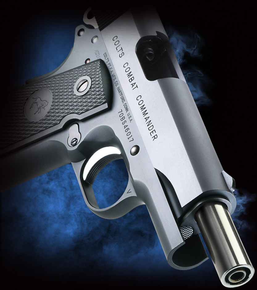 完売】WA【コルト】コンバットコマンダー ガンブラックver. 【WESTERN