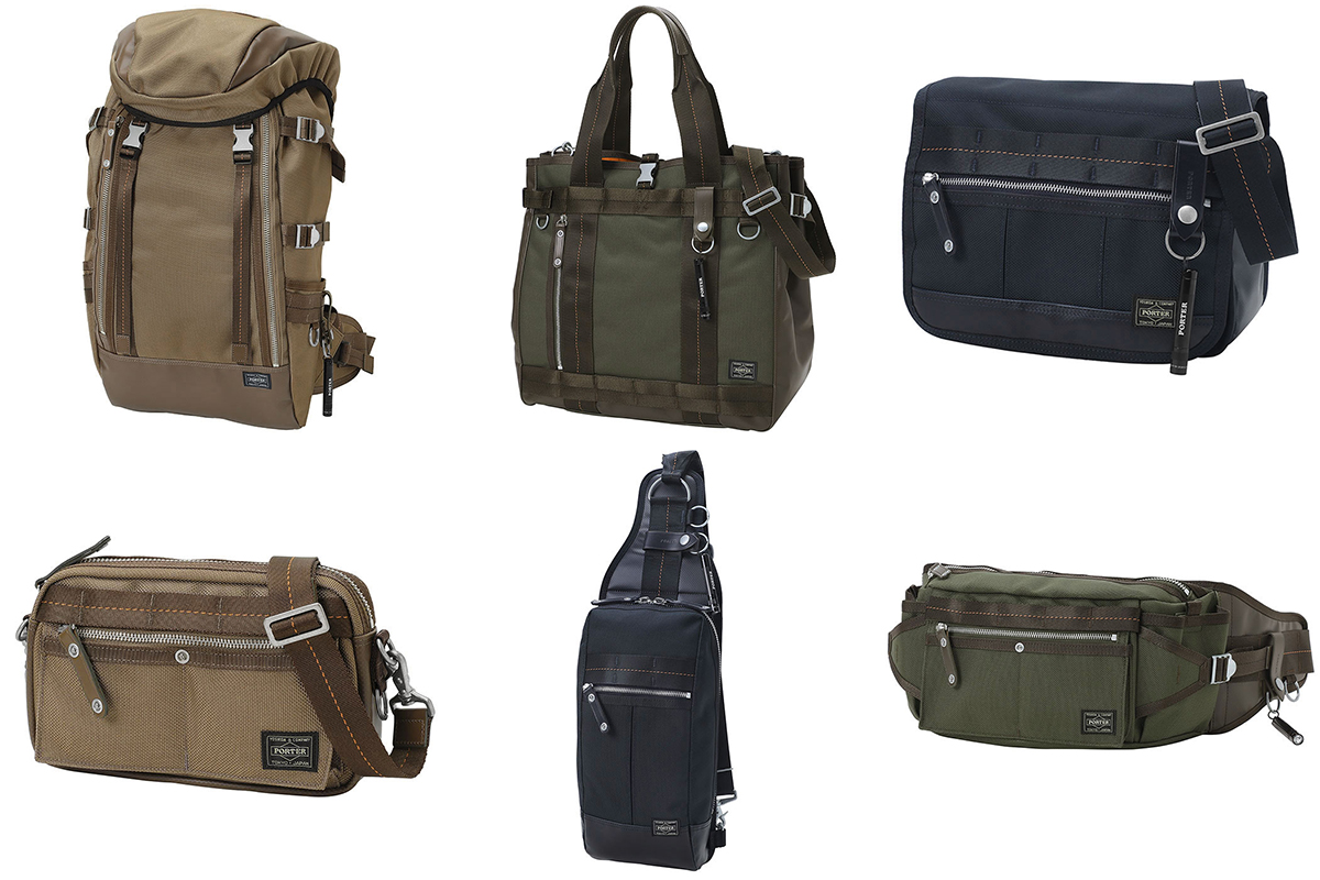 PORTER、定番シリーズにミリタリー要素を加えた「HEAT TYPE-C