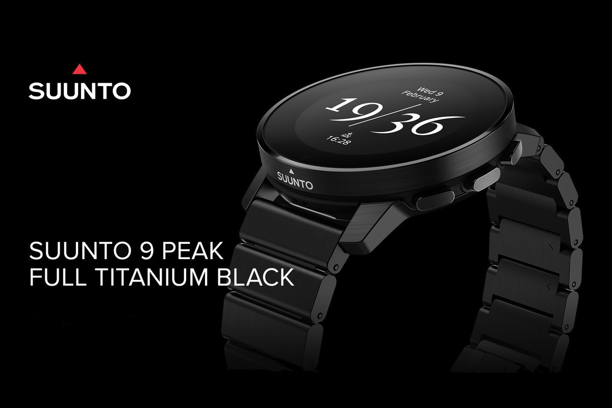 スント「SUUNTO 9 PEAK」にチタン・オールブラックのプレミアムモデル