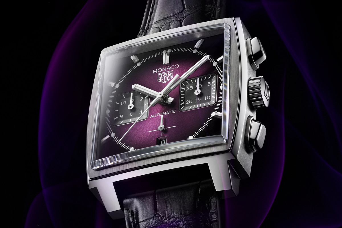 タグ・ホイヤー モナコにパープルダイヤル、500本限定 - Impress Watch