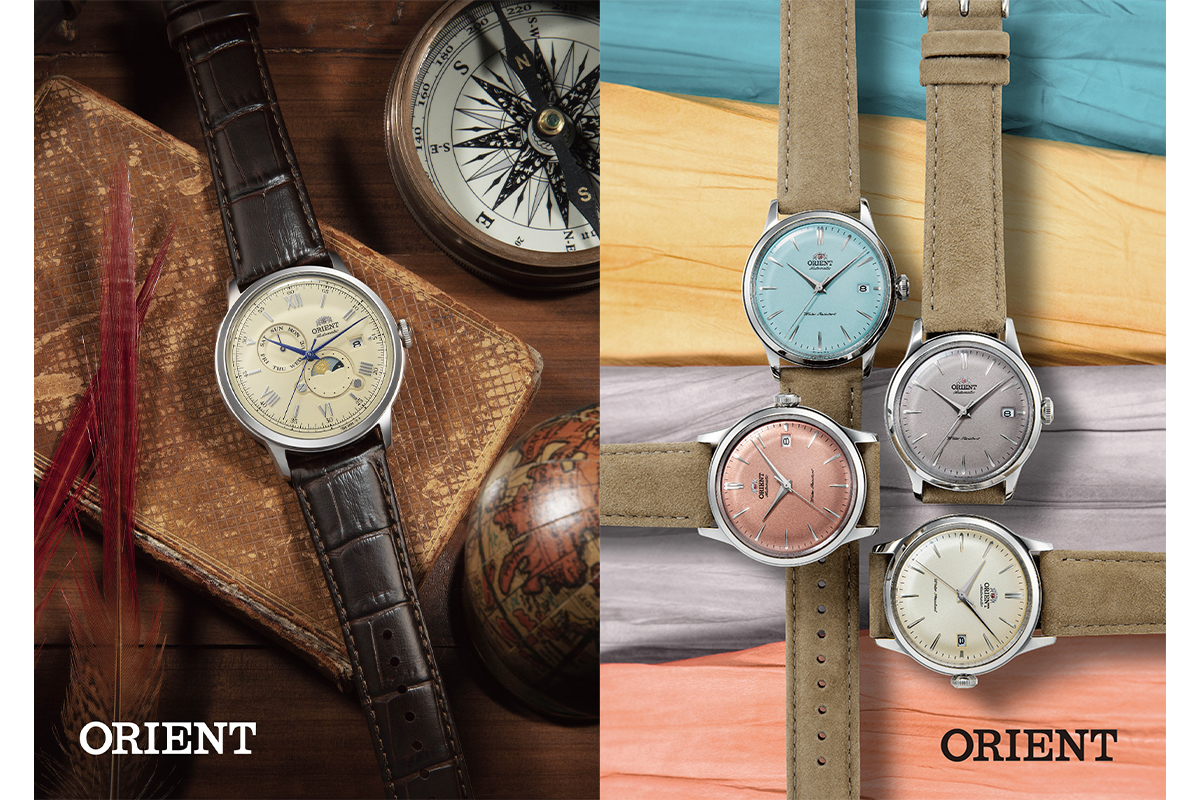 オリエントバンビーノ、「サンアンドムーン」や38mmに限定カラー