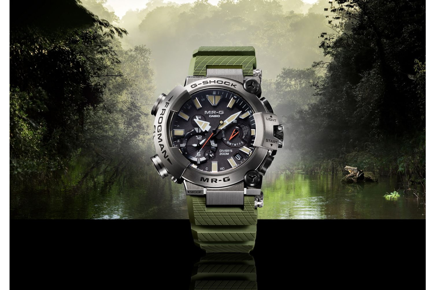 G-SHOCK MR-Gフロッグマン新作 世界最大のカエルがモチーフ - Impress