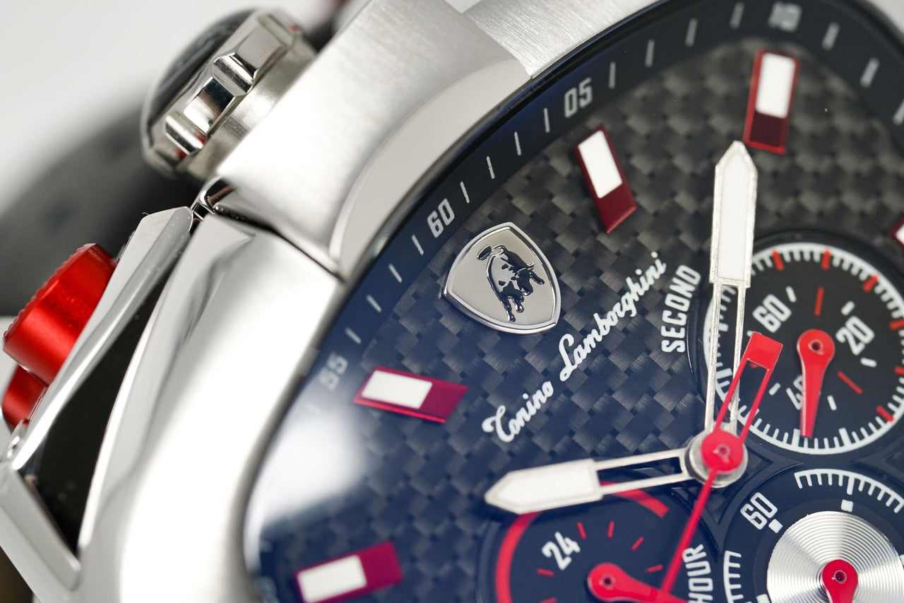 Tonino Lamborghini Men's Chronograph Watch Spyder 12H Red