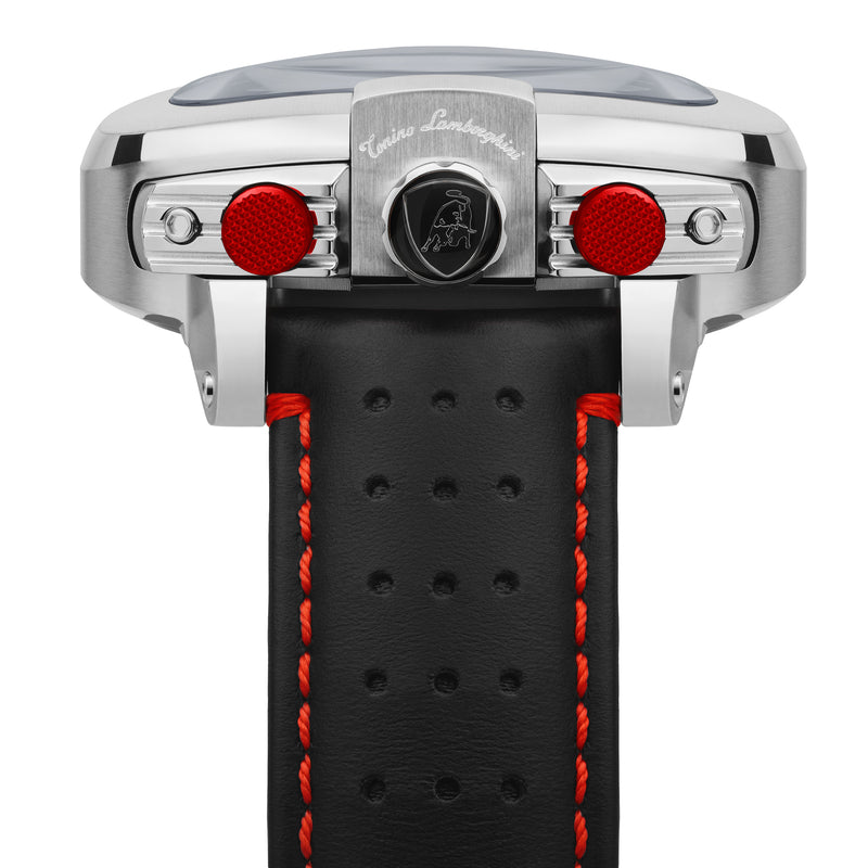 Tonino Lamborghini T20CH-A Spyder 12 H Men's Silver Chronograph