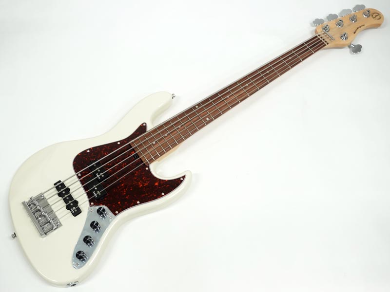 Sadowsky ME21 HP5 MR Solid Olympic White High Polish 5弦ベース
