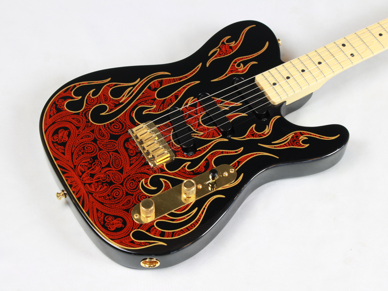 Fender フェンダー James Burton Telecaster Red Paisley Flames