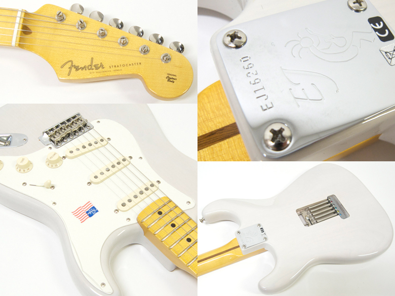 Fender フェンダー Eric Johnson Stratocaster (White Blonde/M) 【USA
