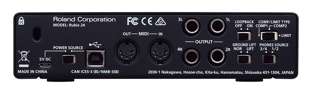 Roland ローランド Rubix24 オーディオインターフェイス DAW DTM 送料