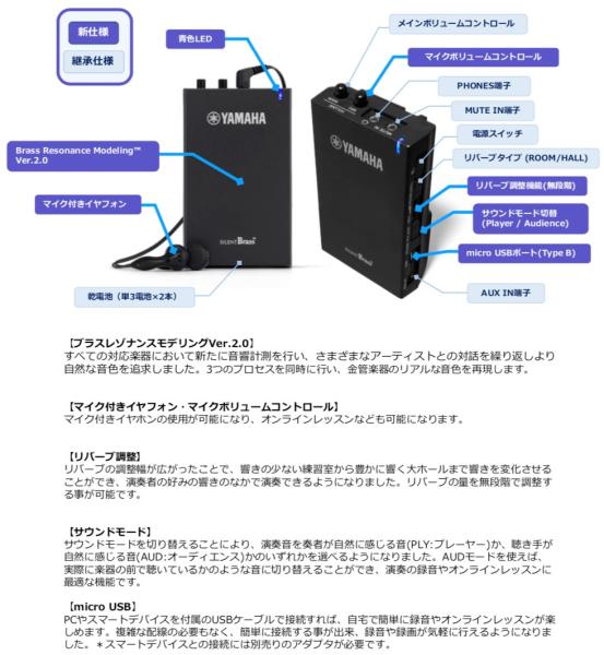YAMAHA ヤマハ SB3J ホルン サイレントブラス ミュート PM3X-2