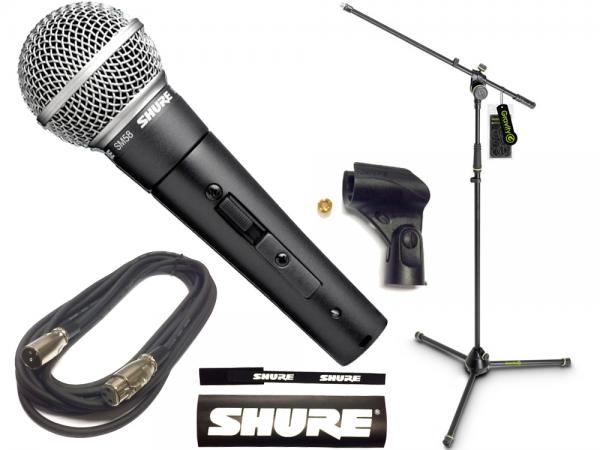 SHURE シュア SM58SE Gravity三脚マイクスタンドセット （XLR-XLR 5
