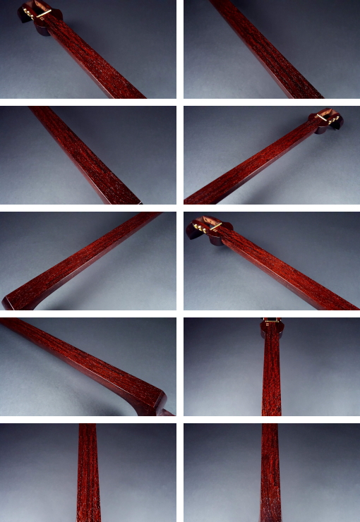 民謡三味線 紅木金細 WKS-3903MK